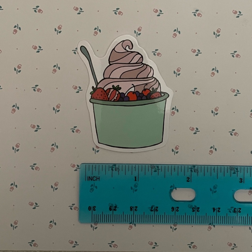 Frozen Yogurt Sticker - Picture 2 of 2
